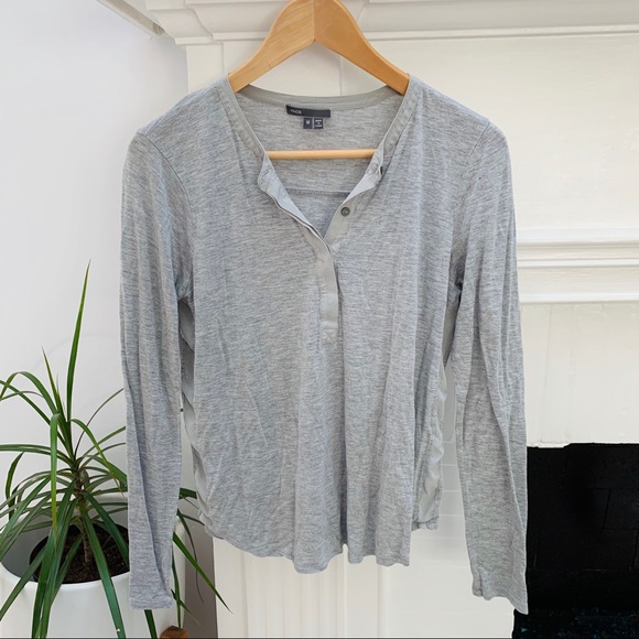 Vince Tops - Vince Gray Long Sleeve Top